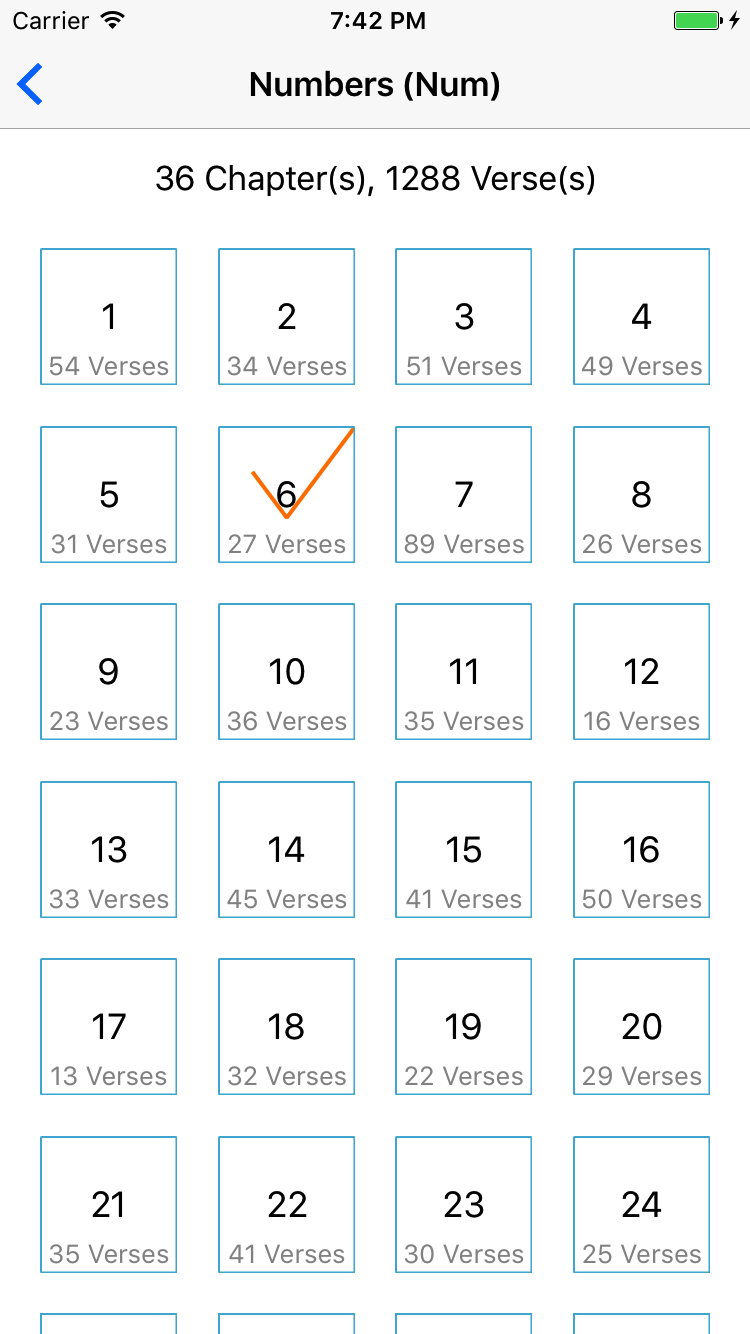 Verses Mark